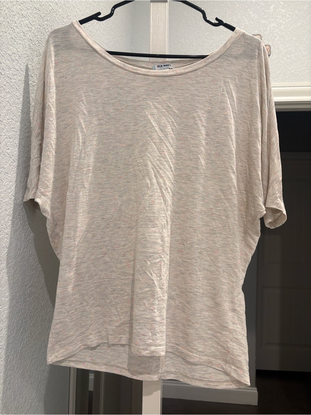Old Navy Cream Speckled casual shirt